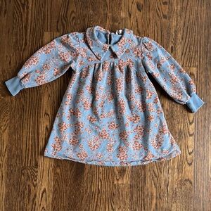 Coco Au Lait Floral Wallpaper Dress